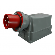 Вилка настінна (силовий роз'єм) EPH-12543  IP67 (125A, 400V, 3P+PE)